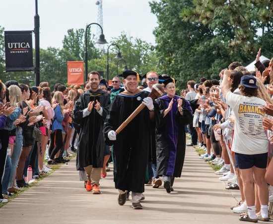 2025 Convocation - Dr Thomas Rossi leads procession
