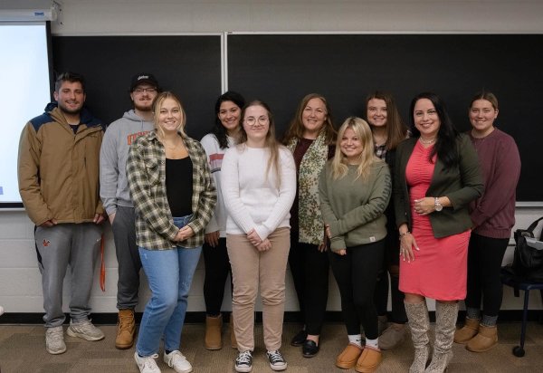 Dr. Diane Wynne, the Executive Director of DEI at NYSED visits with Dr. Meredith Madden's Culturally Responsive-Sustaining Education class.